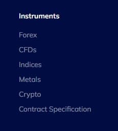 Trading instruments