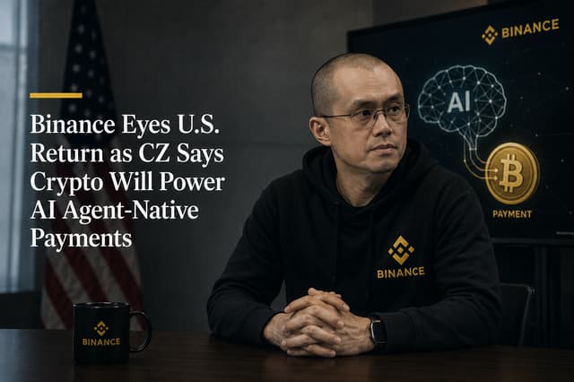 バイナンスが米国市場への再参入を検討、趙長鵬氏は暗号通貨がAIエージェントのネイティブ決済ツールになると述べる