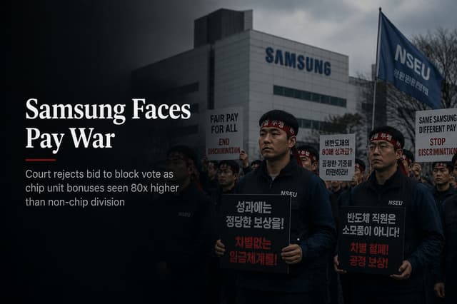 Внутренний конфликт в Samsung из-за зарплат: Суд отклонил иск о блокировке голосования, бонусы чипме