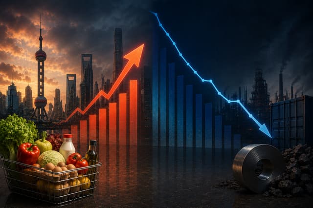 China's June CPI Rises 1% as Core Inflation Moderates; PPI Registers First MoM Decline in Nearly a Y