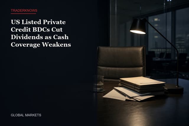 US Listed Private Credit BDCs Cut Dividends as Cash Coverage Weakens