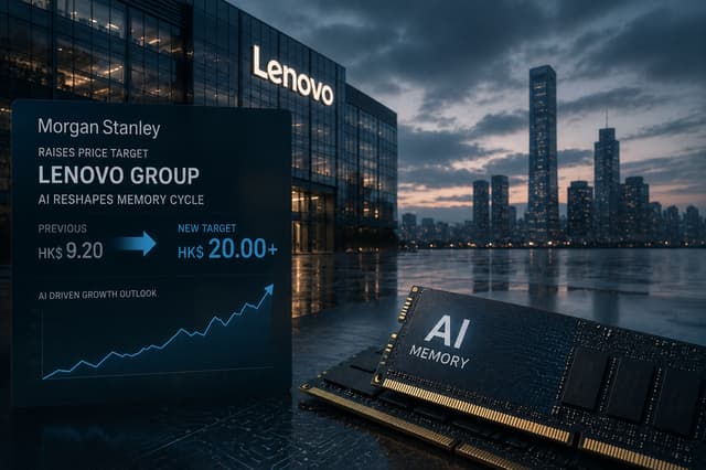 Morgan Stanley Doubles Lenovo Target Price on AI-Driven Memory Cycle Shift