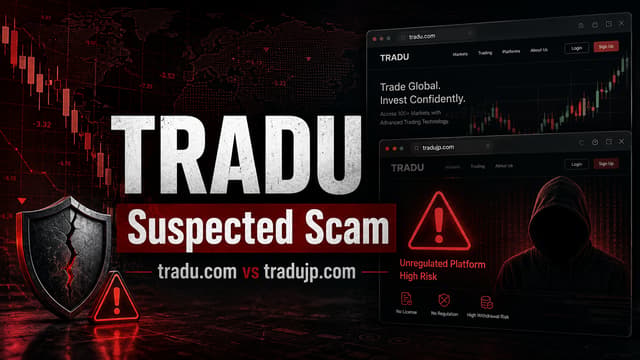 tradujp.com разоблачен: использование бренда Tradu для мошенничества с клонированием доменов