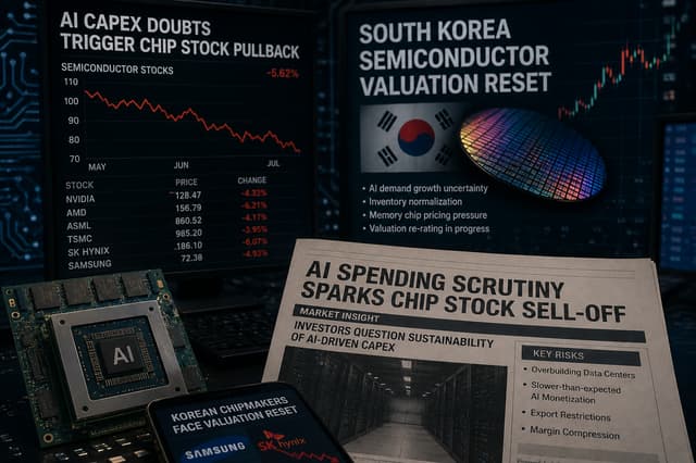 AI CapEx Questioned Triggering Chip Stock Correction; South Korean Semiconductor Faces Revaluation
