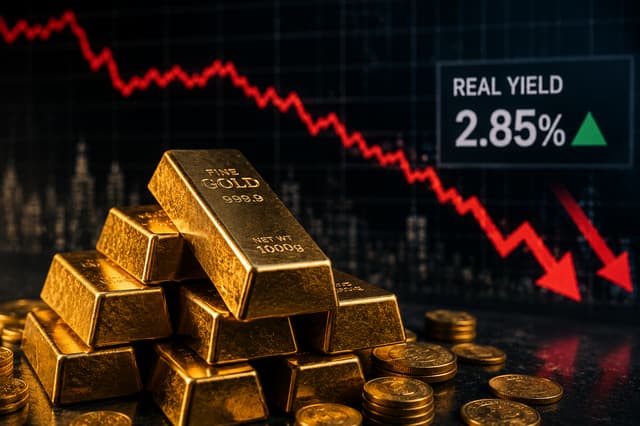 Gold Faces Worst Quarterly Drop in 13 Years as Rising Real Yields Reprice Safe Haven Assets