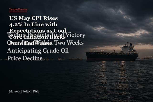 US May CPI Rises 4.2% In Line with Expectations as Cool Core Inflation Backs June Fed Pause
