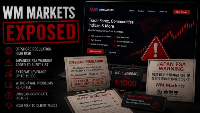 WM Markets Warnung: Auszahlungsrisiko und FSA-Hinweis