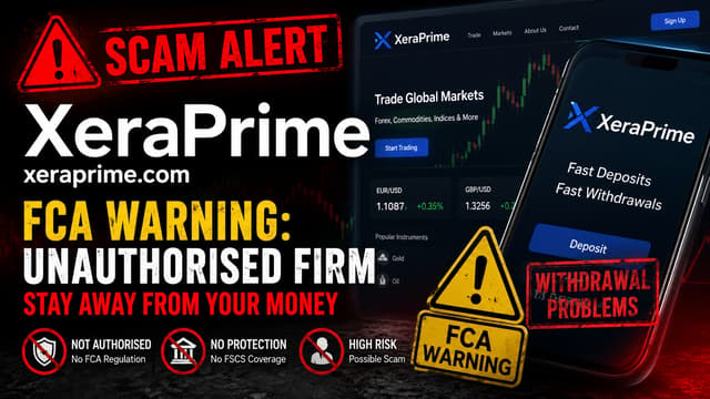 XeraPrime Riesgo Expuesto: Advertido por la FCA