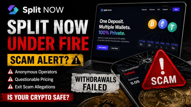 Split NOW（splitnow.io） сталкивается с обвинениями в мошенничестве и побеге