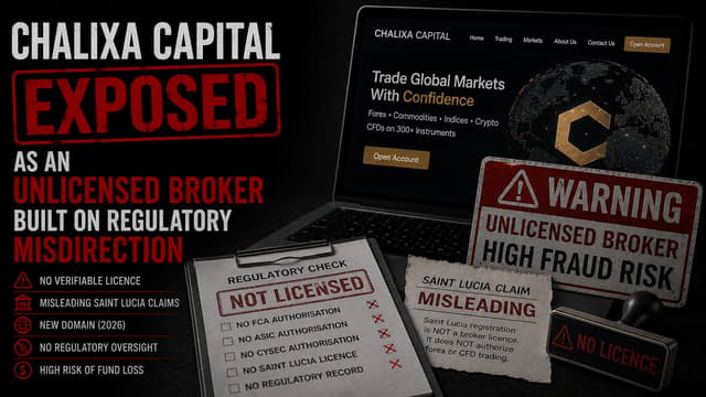 Chalixa Capital निकासी जोखिम: बिना नियमन का नया प्लेटफॉर्म