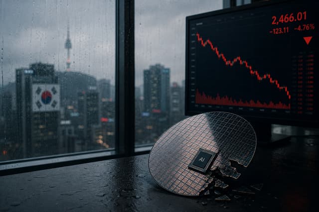 South Korean Stocks Plunge Nearly 5% as Investors Question AI Earnings Sustainability