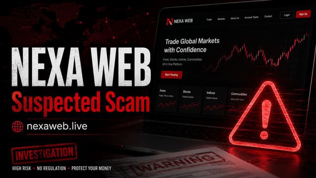 Nexa Web подозревается как брокер-клон
