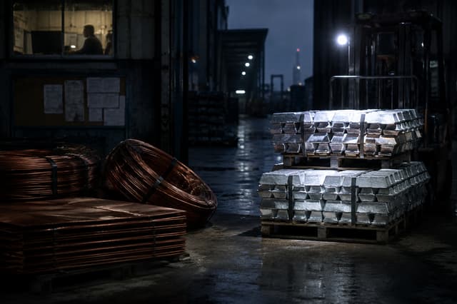 Aluminum Nudges Higher on Supply Worries While Copper Slips as Tariff Hopes Fade
