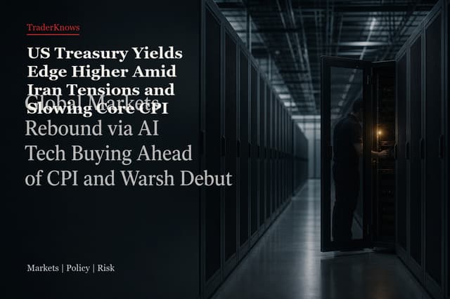 US Treasury Yields Edge Higher Amid Iran Tensions and Slowing Core CPI