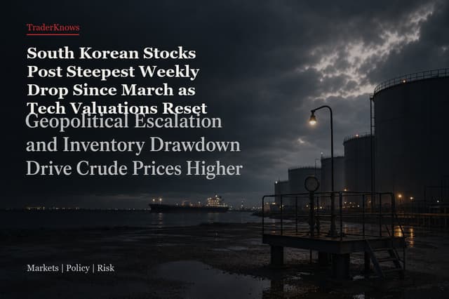 South Korean Stocks Post Steepest Weekly Drop Since March as Tech Valuations Reset
