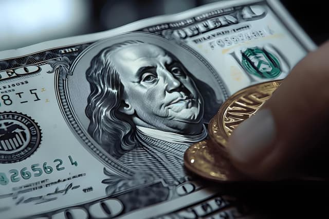 Market tensions rise as the dollar falls, with Fed policies and inflation data in focus.