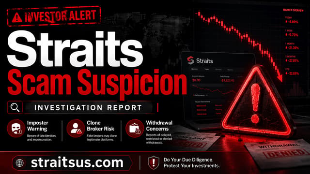 Straits（straitsus.com）wurde als Clone-Broker gelistet.
