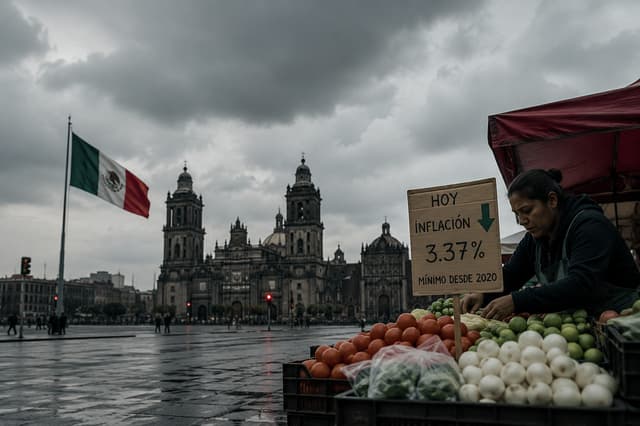 Mexico June Inflation Drops to 3.37%, Hitting Lowest Level Since 2020