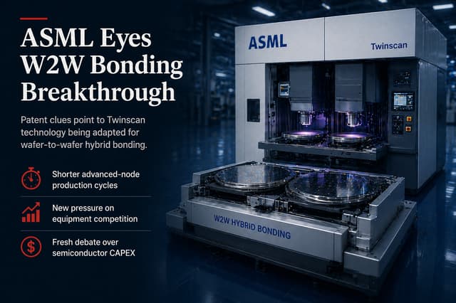 Разработка гибридного связывания ASML вызывает переоценку: технология Twinscan может изменить передо
