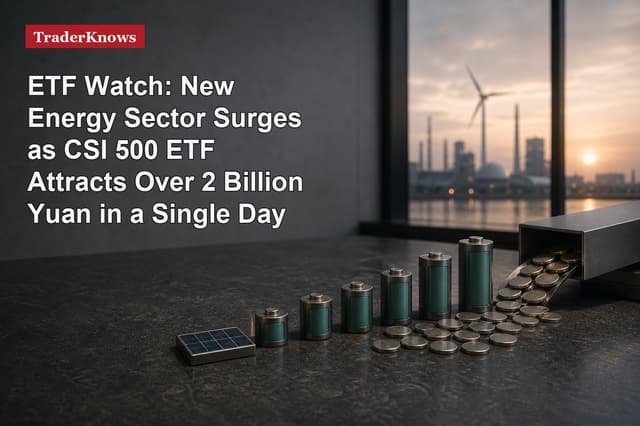 ETF Watch: New Energy Sector Surges as CSI 500 ETF Attracts Over 2 Billion Yuan in a Single Day