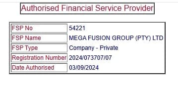 平台宣称持有南非金融部门行为监管局 (FSCA)的牌照
