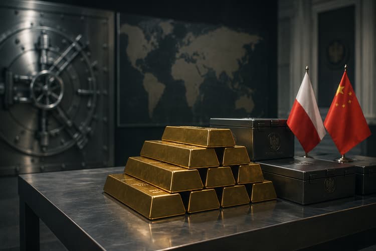Global Central Banks Net Gold Purchases Reach 41 Tons in May, Led by Poland and China