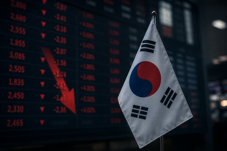 Asia Markets Decline as Middle East Tensions Push Oil Higher; KOSPI Drops Over 5%