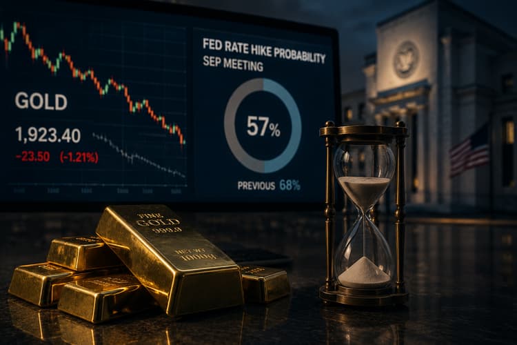Global Gold Prices Slip as Market Awaits Fed Minutes for Policy Clues