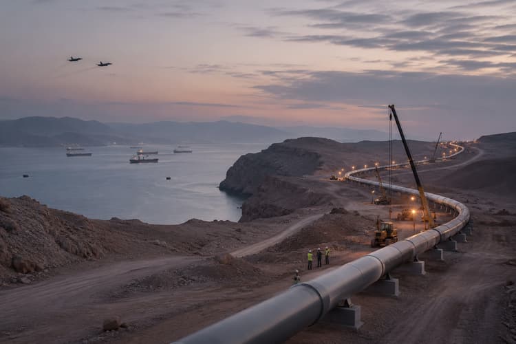 Oil Prices Drop as Trump Pauses Iran Strikes; Gulf Nations Accelerate Bypass Infrastructure