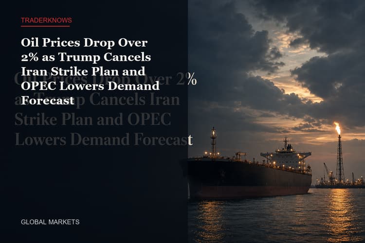 Oil Prices Drop Over 2% as Trump Cancels Iran Strike Plan and OPEC Lowers Demand Forecast