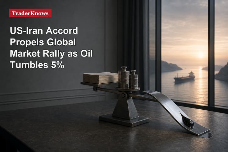 US-Iran Accord Propels Global Market Rally as Oil Tumbles 5%