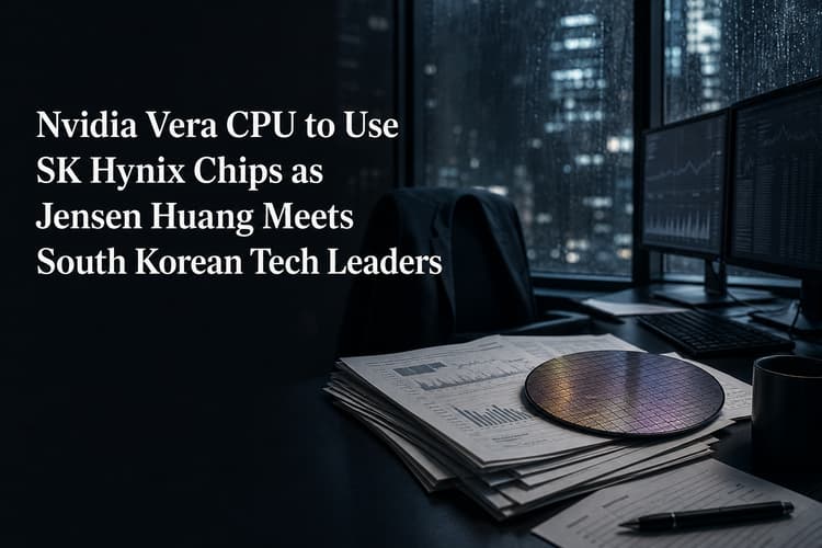 英伟达Vera CPU将采用SK海力士芯片 黄仁勋密集会晤韩国科技巨头