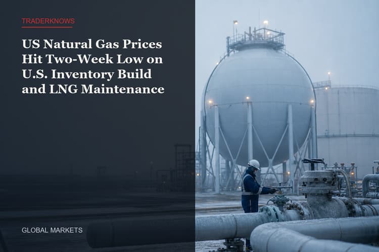 US Natural Gas Prices Hit Two-Week Low on U.S. Inventory Build and LNG Maintenance