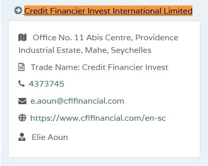 CFI FSA Inquiry