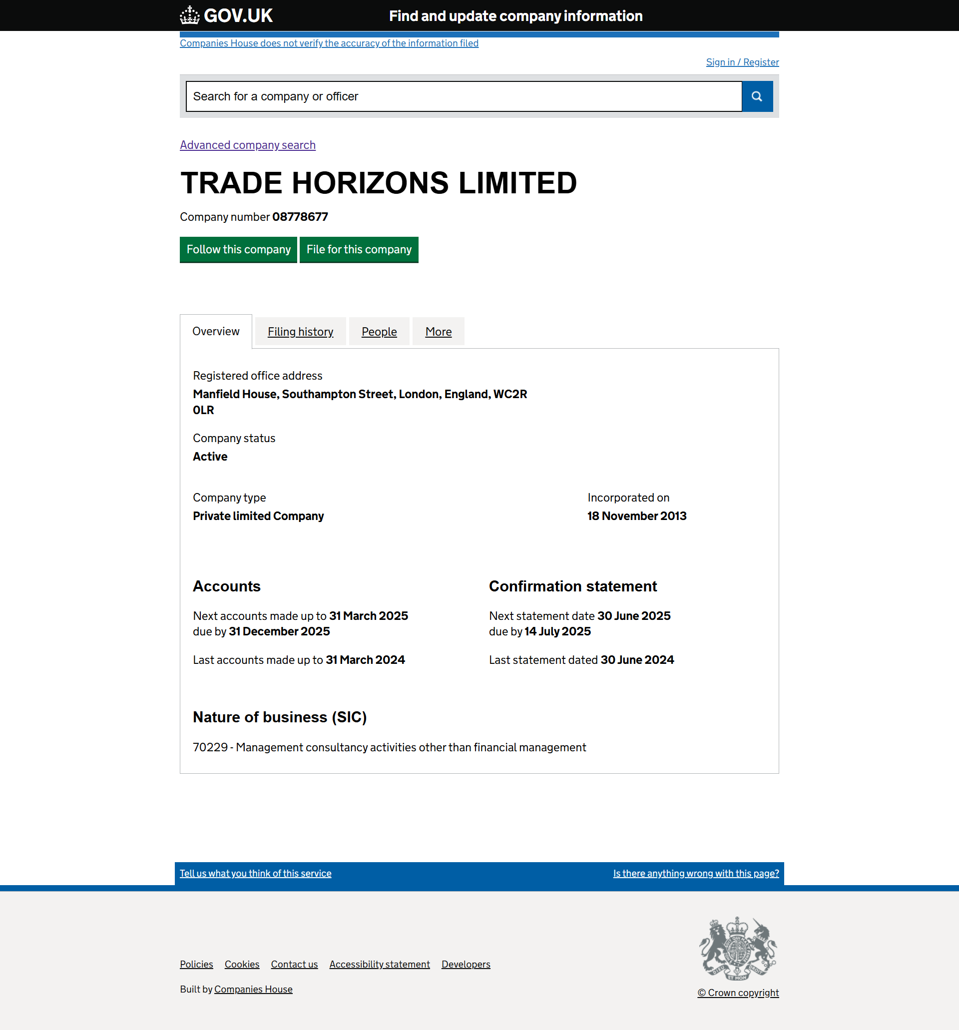 UK Companies House
