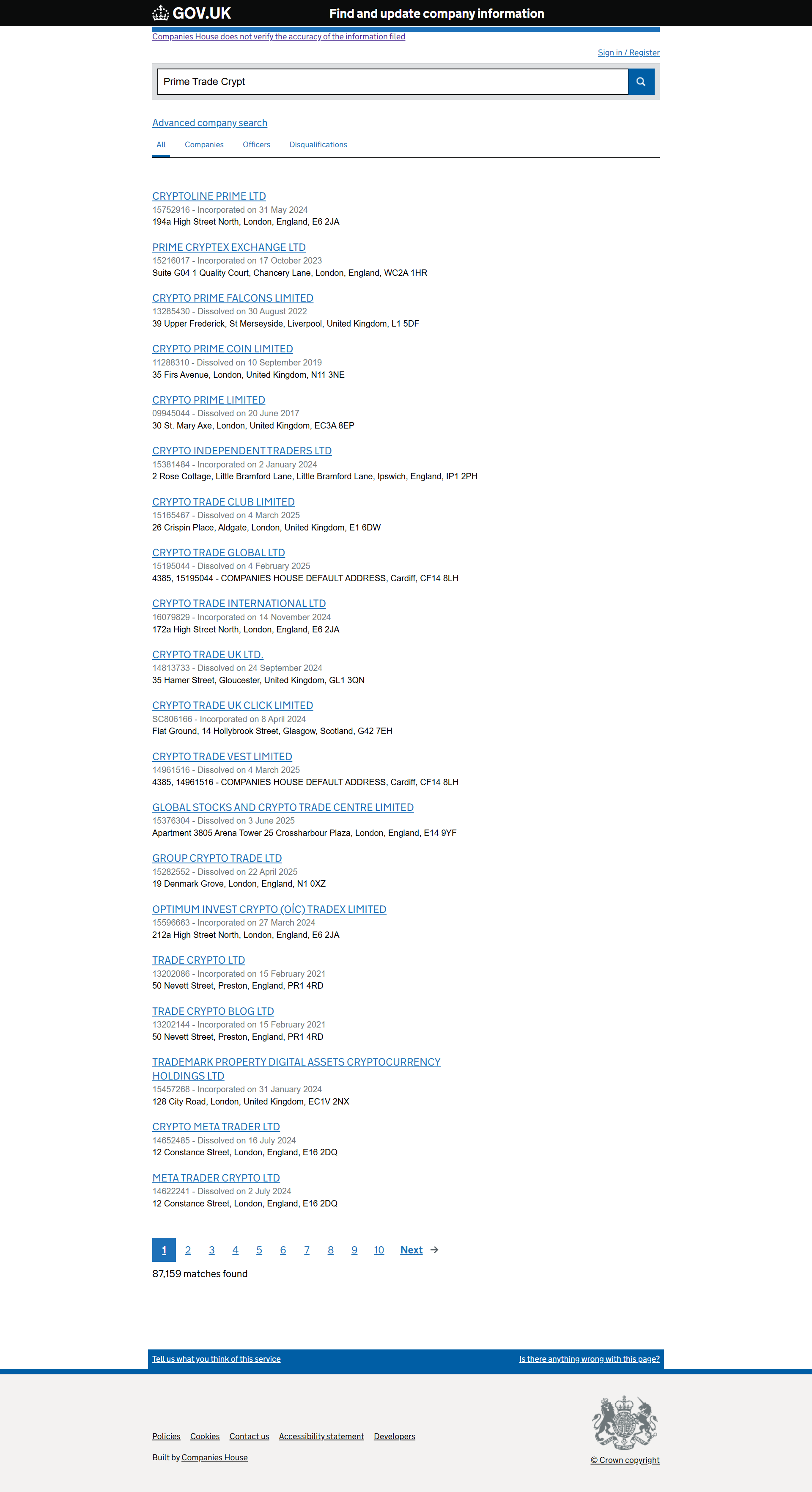 UK Companies House