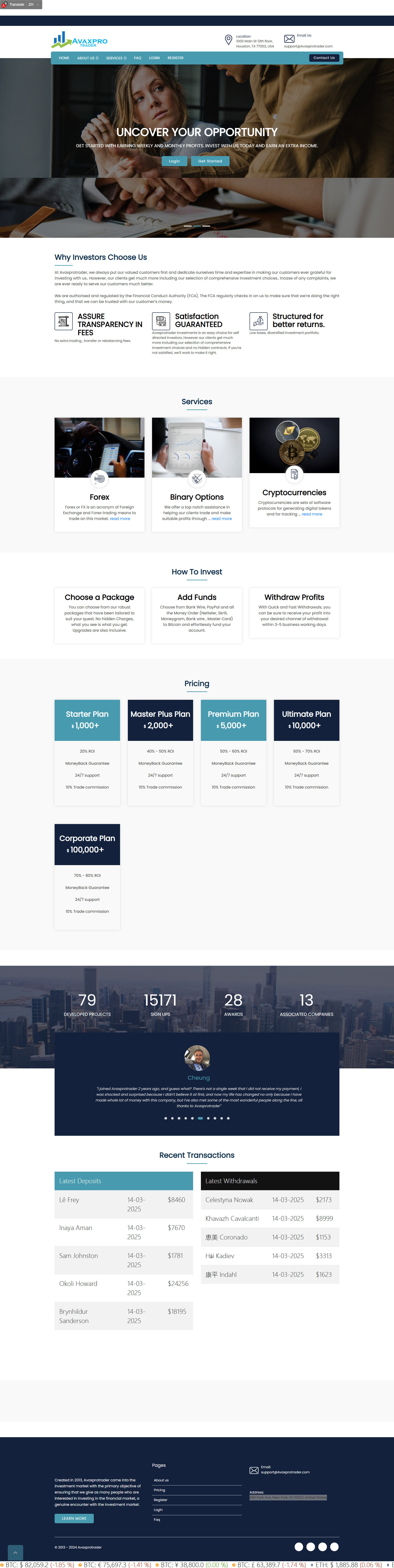 Avaxprotrader Official Website