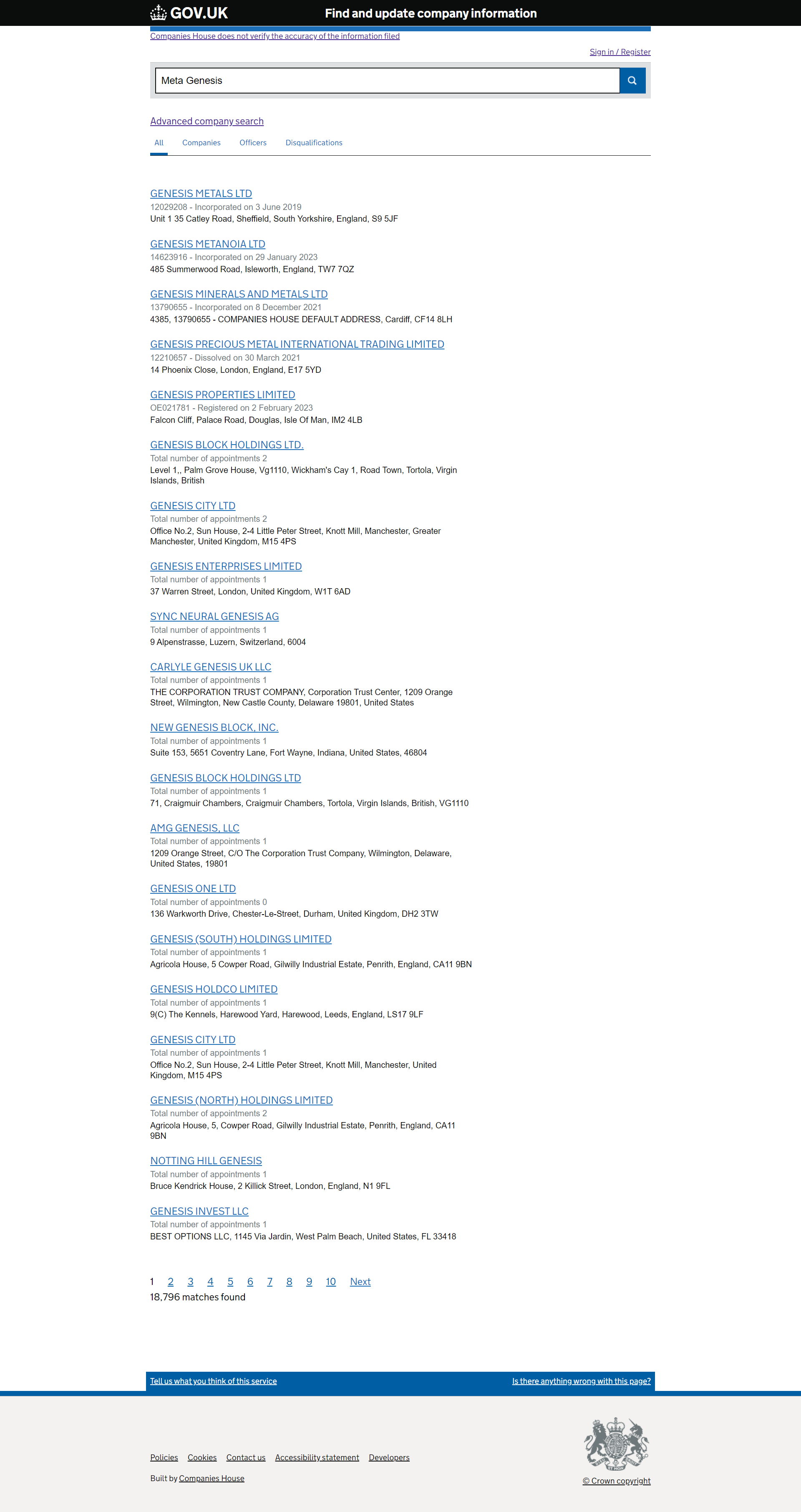 UK Companies House