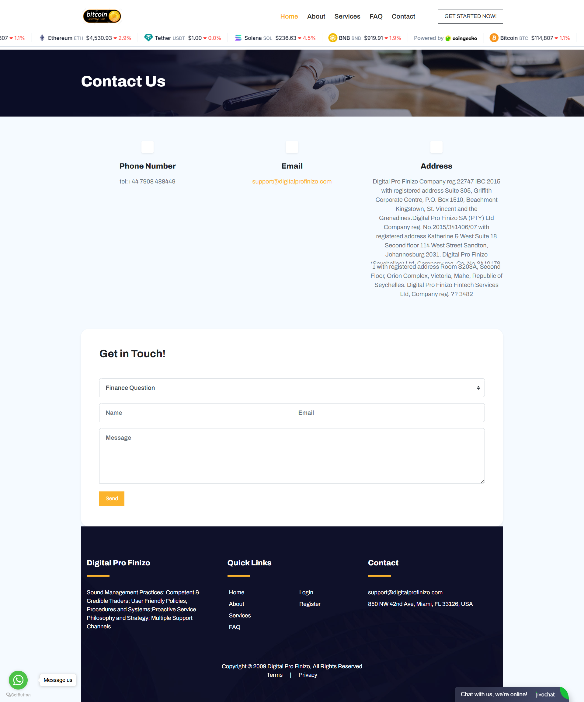 Broker Official Website