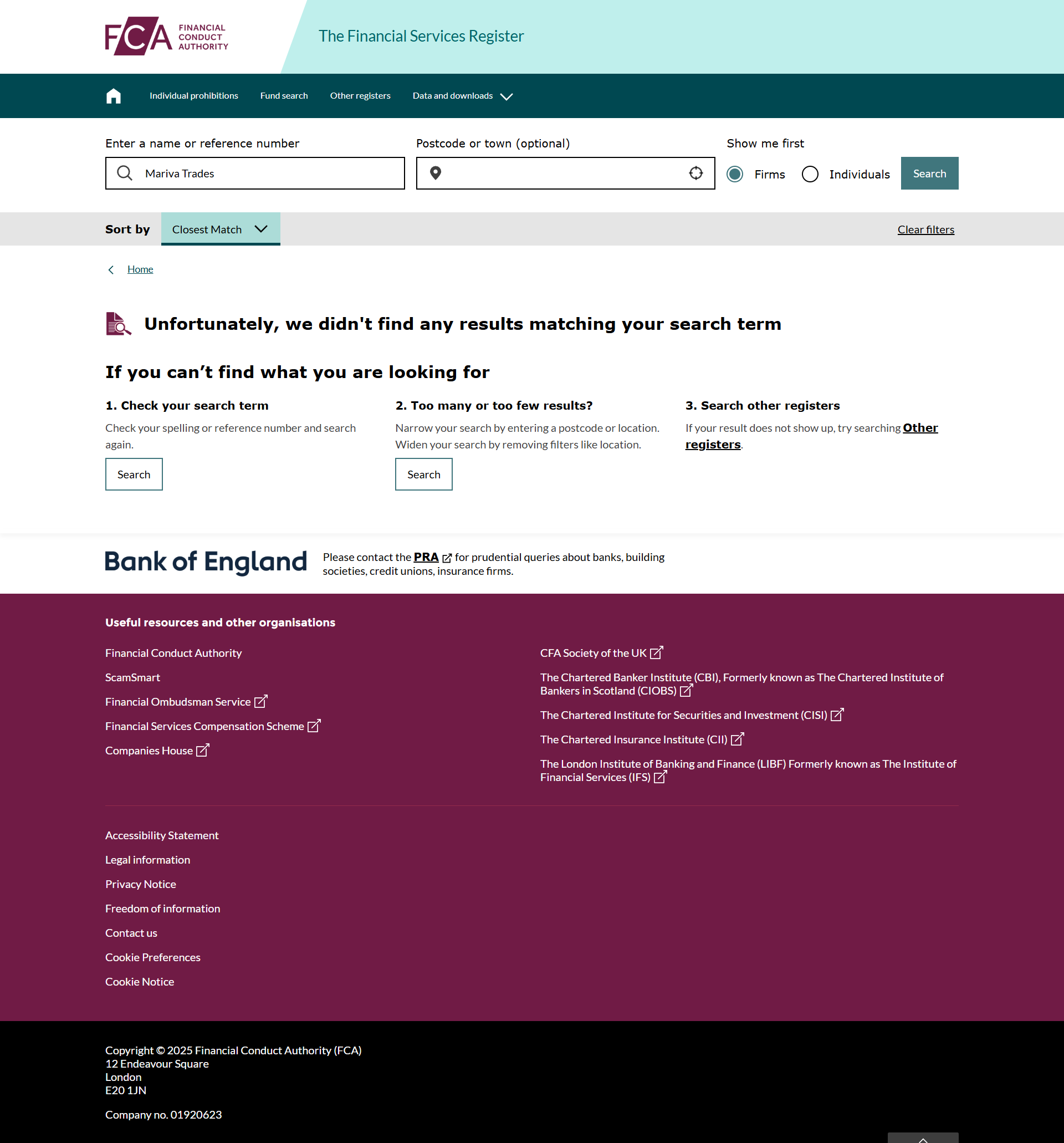 UK Financial Conduct Authority(FCA)