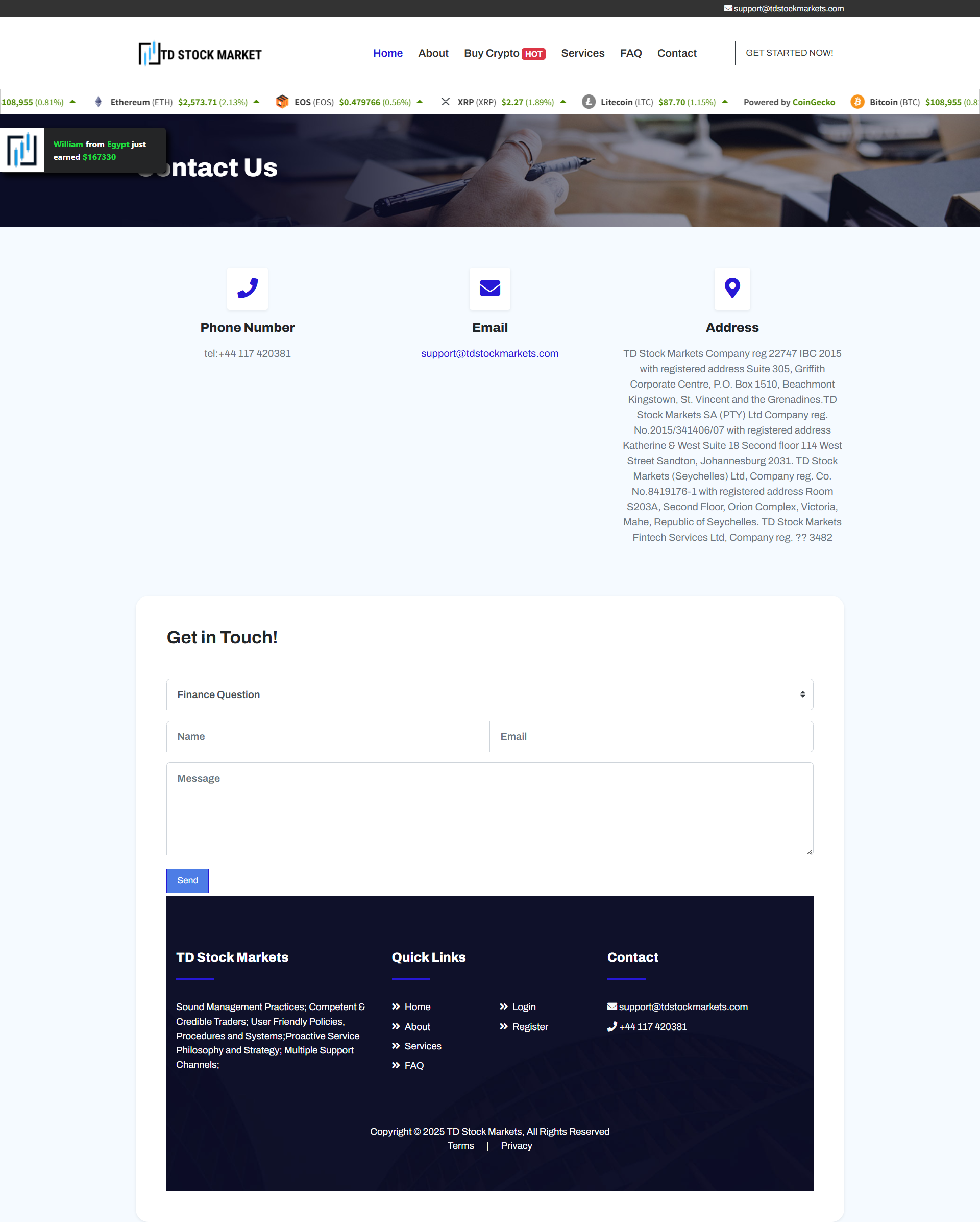 Broker Official Website