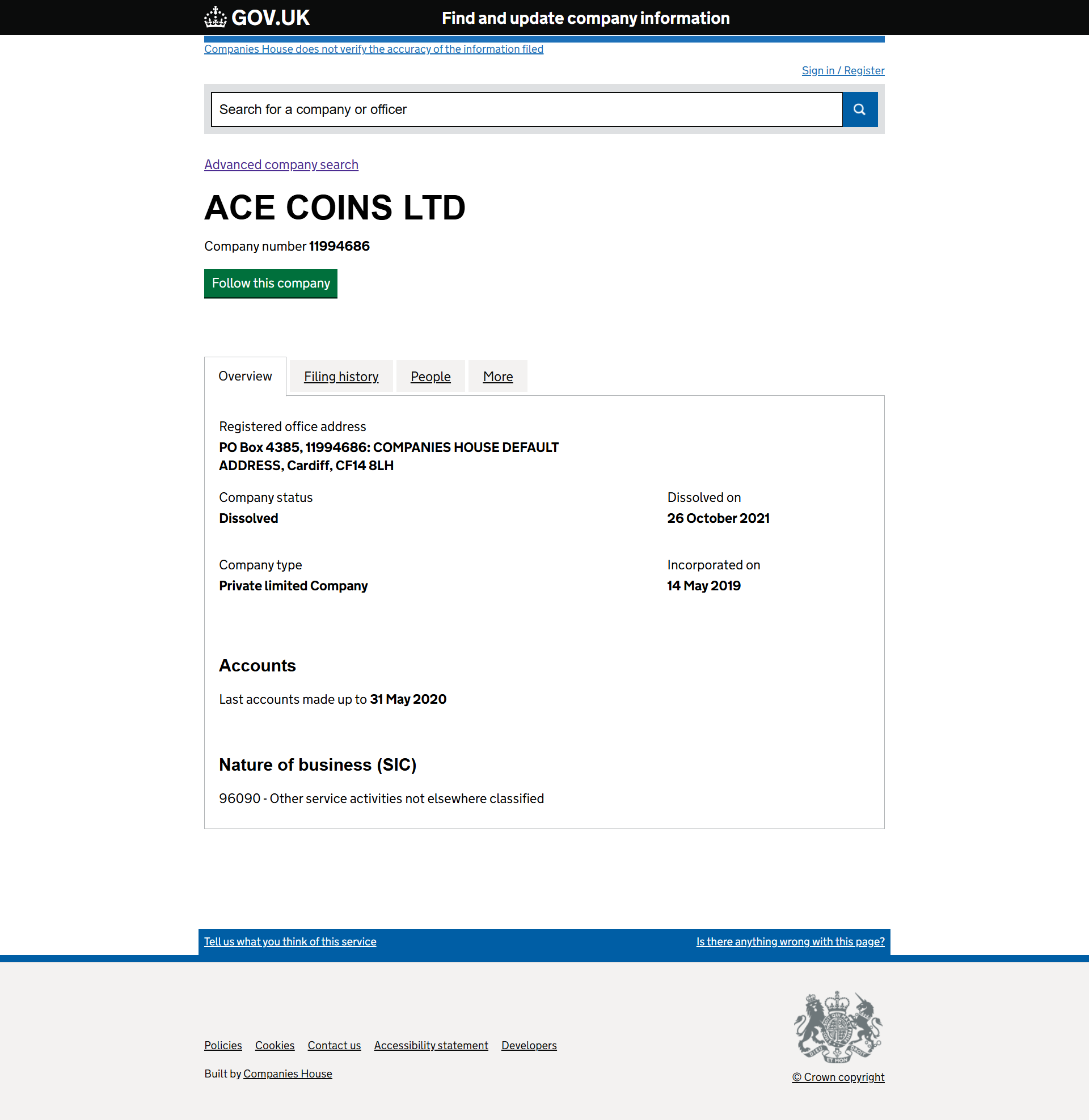 UK Companies House