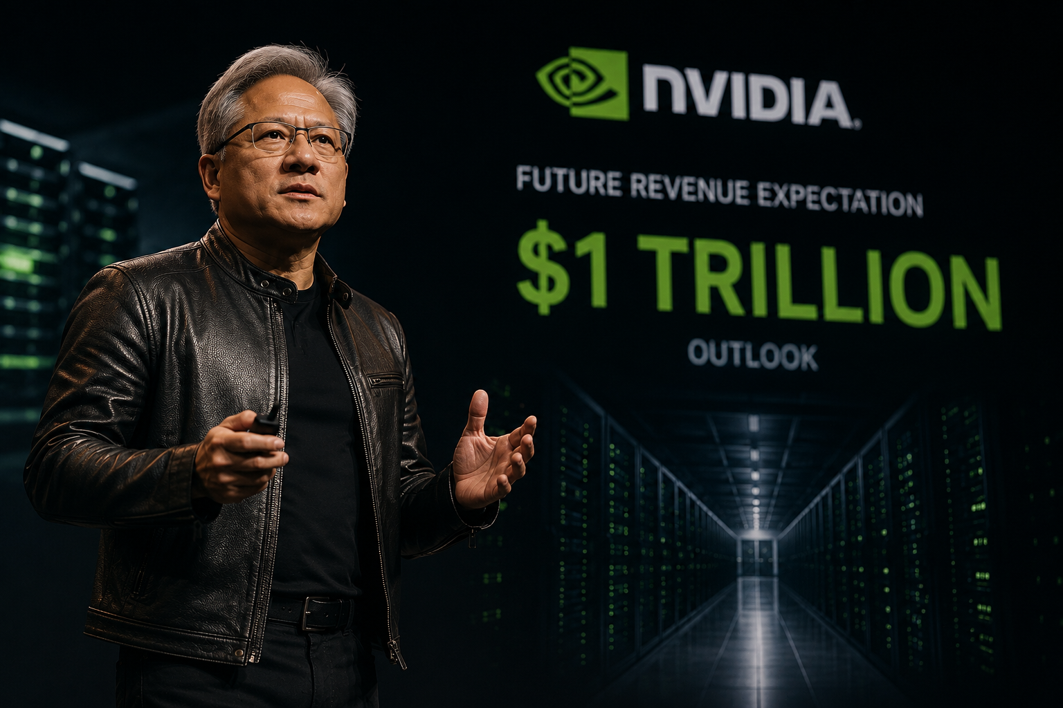 NVIDIA CEO Doubles Revenue Outlook to $1 Trillion, Boosting Market Confidence