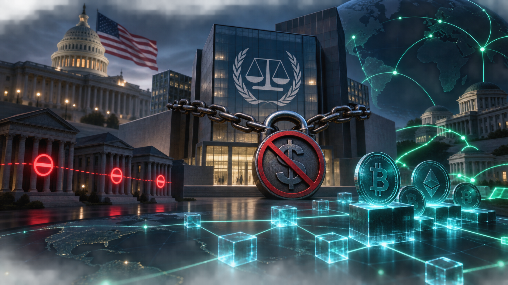 สหรัฐฯ จ่อจำกัดธุรกรรมดอลลาร์ของ ICC คริปโตเลี่ยงมาตรการได้หรือไม่