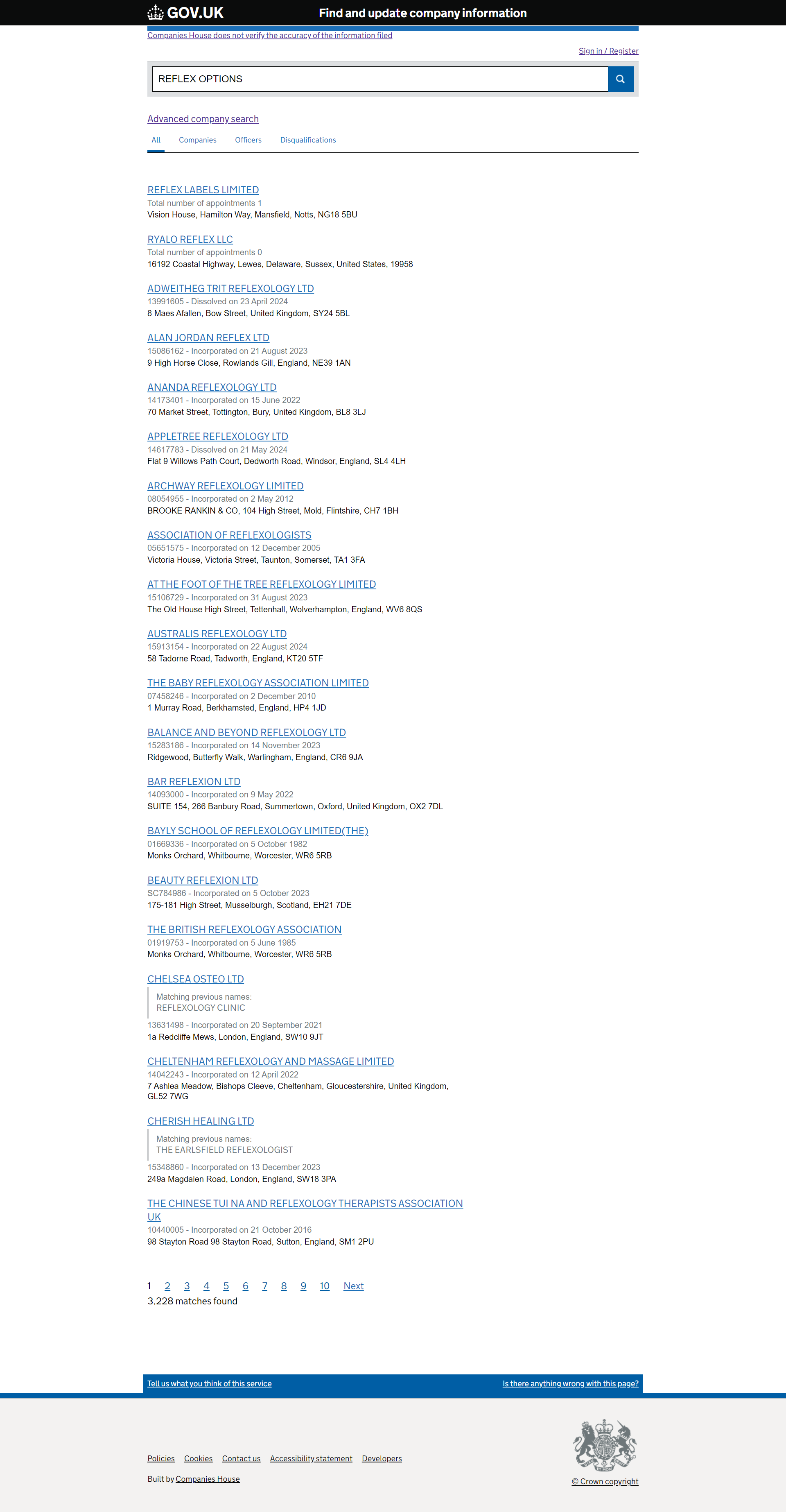 UK Companies House