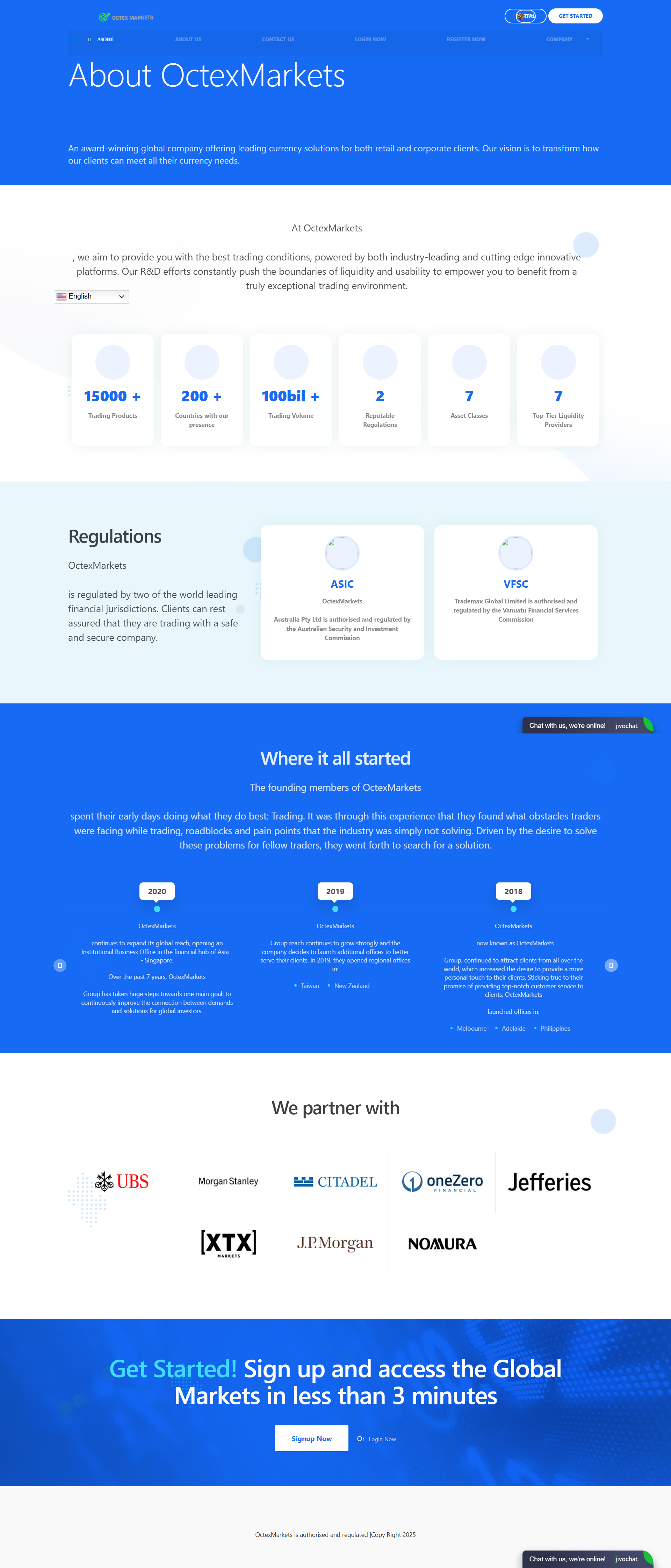 OctexMarkets Official Website