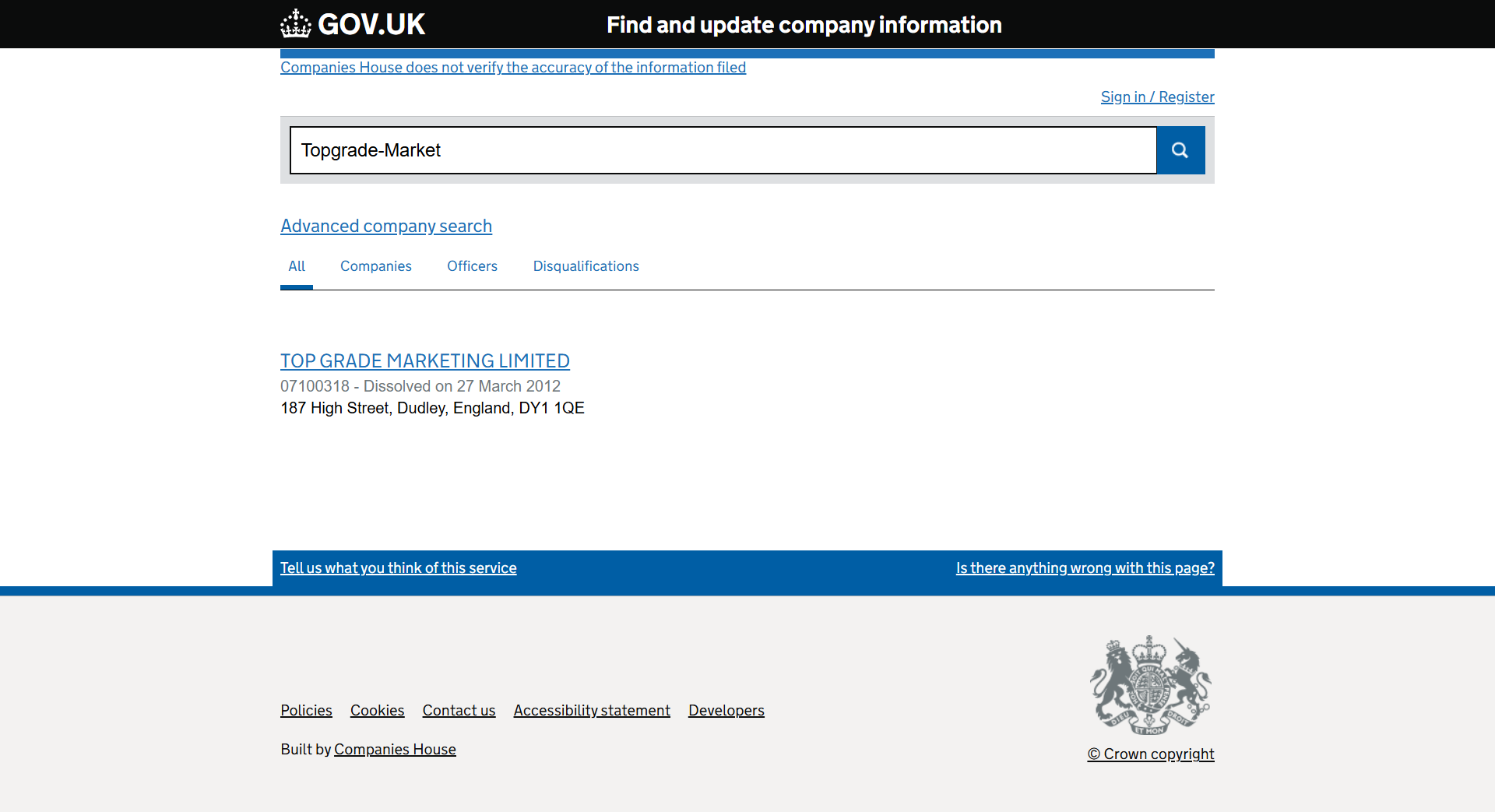 UK Companies House