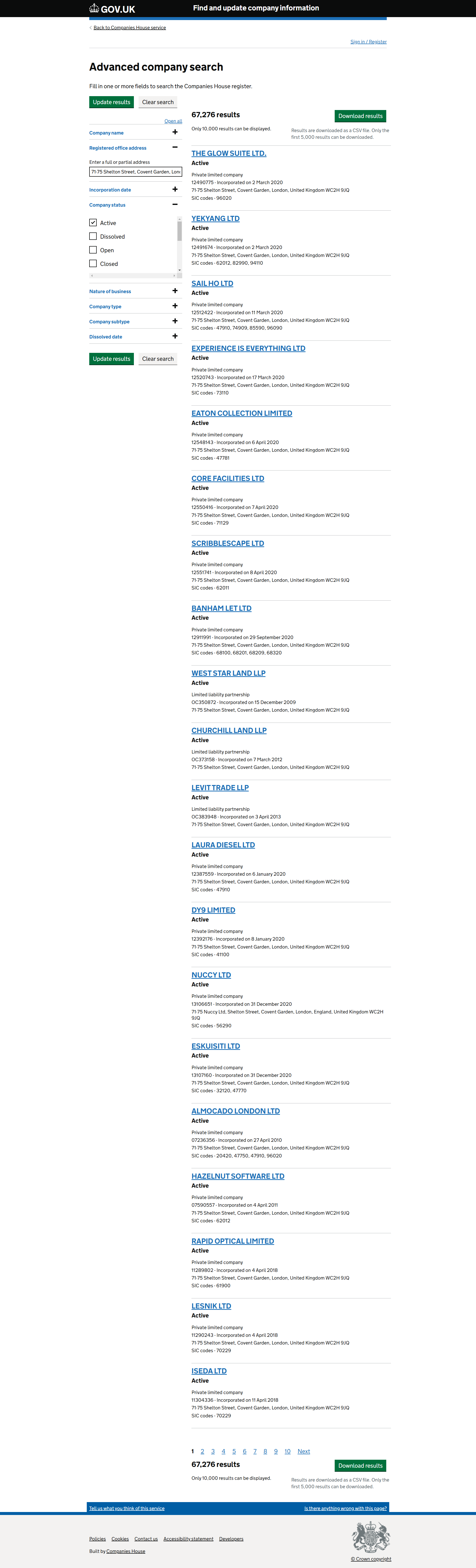 UK Companies House