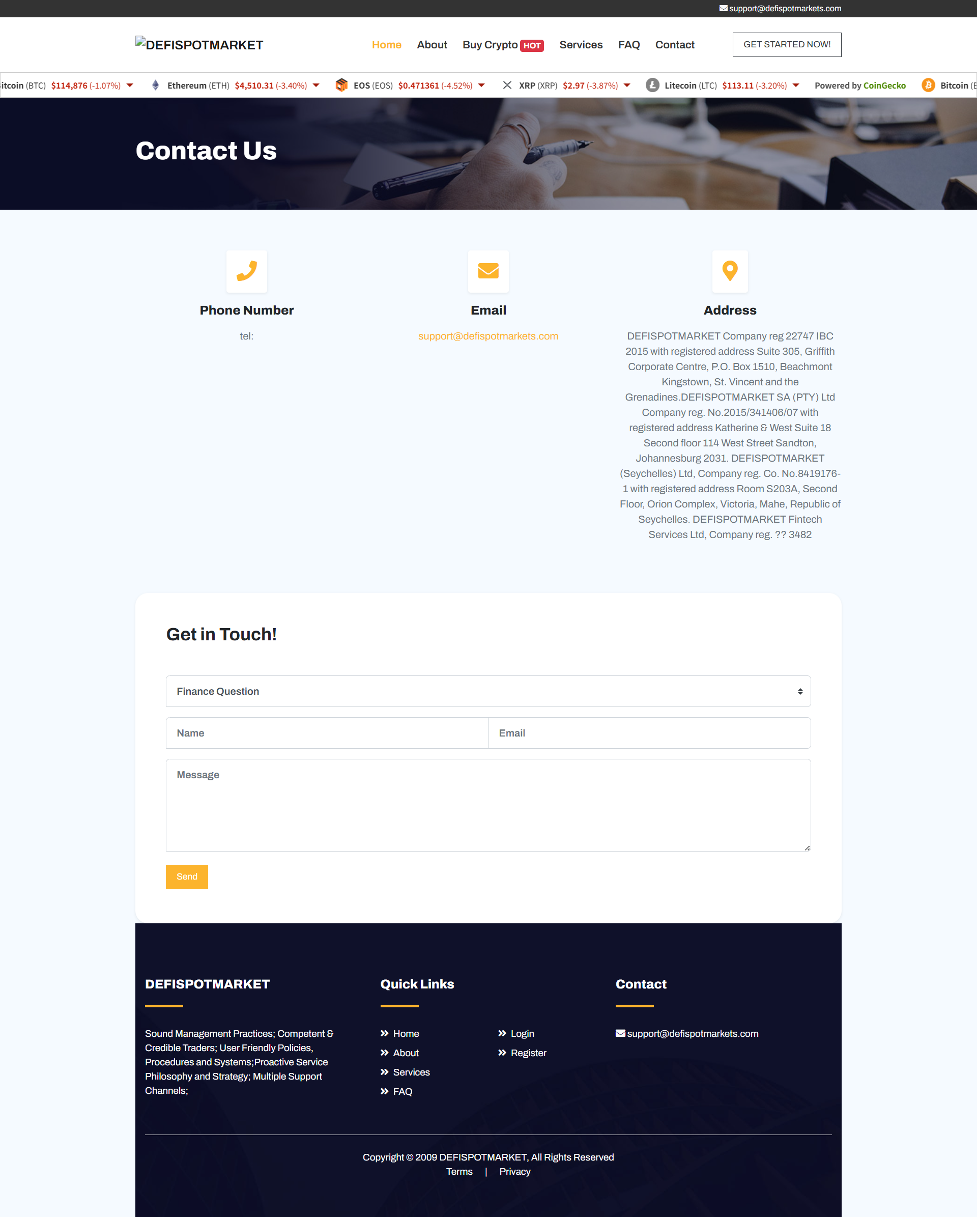 Broker Official Website