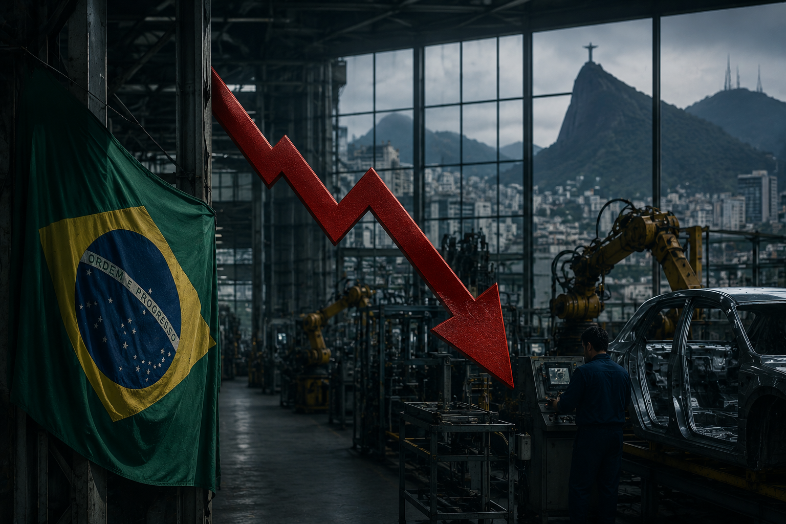 巴西6月工业产出环比下滑1.8% 降息预期进一步巩固